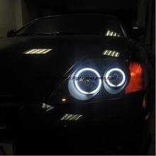 For Hyundai Tiburon 2003 2004 2005 2006 Ultra Bright Day Light DRL CCFL Angel Eyes Demon Eyes Kit Warm White Halo Ring 2024 - buy cheap