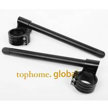 31/33/35/36/37mm 41/43/45/46/48mm 50/51/52/53/54mm Riser High Clip Ons Handle Bar Fork Tube Lift Clip on Black Pair 2024 - buy cheap