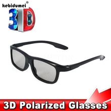 Kebidumei óculos de sol com 5 partes, óculos de sol de plástico 3d para design de filme, visão em vidro estéreo para samsung, smart tv, sony, lg 2024 - compre barato