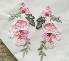 MIX2 Embroidery Flower Sew On/Iron On Patch for clothing Applique diy Crafts Stiker for Jeans Hat Bag Clothes Accessories Badges 2024 - buy cheap