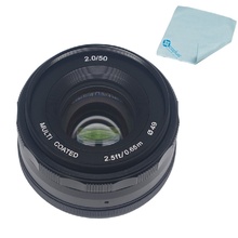 Mcoplus Meike-lente fija de gran apertura Manual para cámara Nikon 1, montaje sin Espejo, APC-S, V1, V2, J1, J2, 50mm, f/2,0 2024 - compra barato
