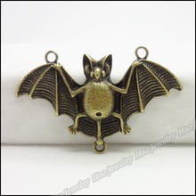 Pingente antigo de bronze de morcego, pingente vintage para pulseiras, colar diy, fabricação de jóias de metal, 20 peças 2024 - compre barato
