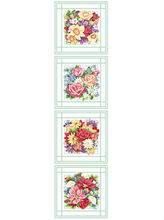 Embroidery Package  Cross Stitch Kits Unopen New Luxurious Four Season Flower DIY Handicraft Embroidery Kit Free shipping 2024 - buy cheap