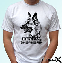 Camiseta estampada para hombre, camiseta de perro pastor alemán, camiseta de diseño superior, tallas de bebé para hombre y mujer, Camiseta con cuello redondo 2024 - compra barato