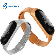 Mi band 3 bracelet Strap for Xiaomi mi band 3 Metal wrist strap Screwless Stainless Steel Mi Band 3 strap Bracelet Wristbands 2024 - buy cheap