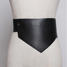brand design pu Leather Belts For Women luxury geometric wide Belt female Buckle Ladies Belts Strap Students Belts for Women 2024 - buy cheap