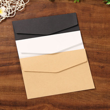 50 pçs/pçs/lote envelope preto branco ofício papel envelopes do vintage estilo europeu envelope 12.5*17.5cm para cartão scrapbooking presente 2024 - compre barato