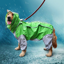 Large Dogs Raincoat With Waterproof Dog Coat Jacket Poncho Rain Cape Clothes For Small Medium Large Dogs Per Rain Coat 2024 - buy cheap