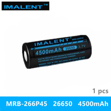 1pcs IMALENT 26650 4500mah MRB-266P45 3.7v li-ion rechargeable battery high performance for high drain LED flashlights 2024 - buy cheap