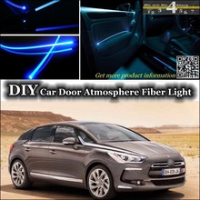 For Citroen DS5 DS 5 LS interior Ambient Light Tuning Atmosphere Fiber Optic Band Lights Inside Door Panel illumination Tuning 2024 - buy cheap