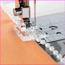 Prensatelas de cadena de perlas/lentejuelas con diámetro inferior a 4mm, para cualquier marca de máquina de coser doméstica multifunción 2024 - compra barato