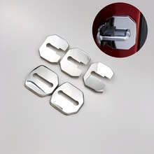 5pcs/lot Car Accessories Door Lock Waterproof Anti Rust Protection Buckle Cover For Ford Ecosport 2013-2019 2024 - buy cheap