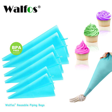 WALFOS Food Grade Reusable Confectioner Piping Cream Pastry Bag Decoration Cakes Tool Bakery Dessert Baking Decoration Icing Bag 2024 - buy cheap