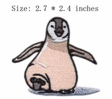 Little penguin embroidery patch 2.7"wide/ /awkward/hot press/accessories 2024 - buy cheap