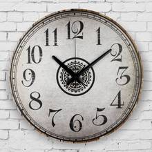 vintage large decorative wall clock absolutely silent wall clock modern design fashion home decoration watch wall horloge murale 2024 - buy cheap