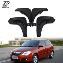 Zd-guarda-lamas dianteiro e traseiro para carro, para 2007, 2008, 2009, skoda fabia hatchback, acessórios de proteção contra respingo, estilo do carro, pára-choque 2024 - compre barato