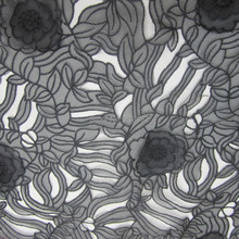 POp46-tela bordada de gasa de tul organza, tela de algodón bordada para ordenador, costura textil 2024 - compra barato