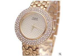 Часы наручные женские кварцевые, модные наручные часы с золотистыми кристаллами и бриллиантами, подарок для женщин, 2018 2024 - купить недорого