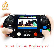 Gamepad raspberry pi 3b +/4b com lcd, 3.5 polegadas, hdmi, placa para raspberry pi 4b/2b zero w retroie com estojo 2024 - compre barato
