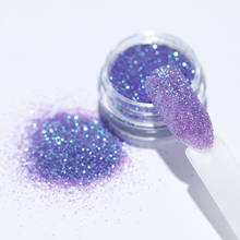 1g/Box Gradient Shining Nail Powders  Glitter Super Shining Blue Purple for UV Gel Nail Decoration Design 2024 - buy cheap