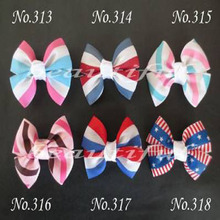 50 BLESSING Good Girl Custom Boutique 2.5" Bowknot Hair Bow Clip #420 Wholesale 2024 - buy cheap