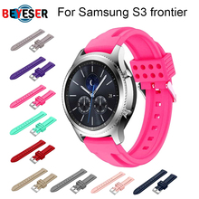Wristband Gear S3 Frontier Strap For Samsung Galaxy watch 3 45mm 46mm Classic 22mm watch band correa silicone bracelet Straps 2024 - buy cheap