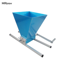 Hot Sale! Stainless steel 2 rollers Malt Mill Grain Crusher For Homebrew With Aluminum alloy Base 2024 - buy cheap