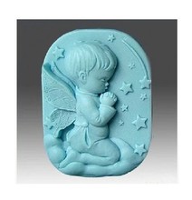 New Boy Angel Prayer  Craft Art Silicone Soap mold Craft Molds DIY Handmade soap molds 2024 - buy cheap
