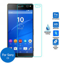 2.5D Tempered Glass For Sony Xperia C5 Ultra Protective Film Explosion-proof Screen Protector for E5553 E5533 E5563 E5506 2024 - buy cheap