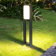 BEIAIDI moderna lámpara de césped para jardín al aire libre a prueba de agua Villa Square Park cerca de Bollard luz patio paisaje Pilar Luz 2024 - compra barato