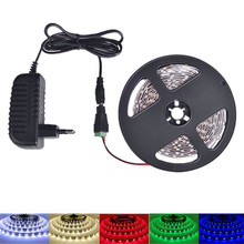 LED Strip Light 1M 3M 5M RGB SMD 2835 12V Flexible LED Tape with EU/US Power + switch Supply 2A,Warm White,White,Red,Blue,Green 2024 - buy cheap