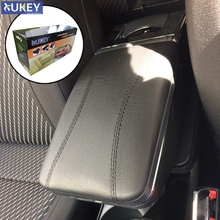 Xukey-descanso de braço para kia rio 4, descanso de braço central, couro, preto, caixa descanso de braço para kia rio 4, 2017-2018, yb, x-line, console central, russo 2024 - compre barato