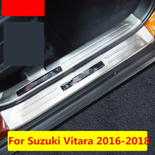 Pedal de bienvenida para Suzuki Vitara 2016-2018, piezas de tira de alféizar de puerta, decoración Interior, accesorios para automóviles 2024 - compra barato