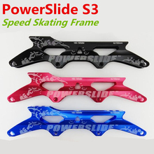 Powerslide-base de motocicleta ps s3, estrutura em linha para rodas de skate e velocidade, 4x90mm, 4x mm, 4x mm, série x7000, liga de alumínio 2024 - compre barato