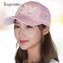 Kagenmo New Women Hat Cap Adjustable Casquet Female Baseball Cap Summer Hip Hop Dad Hat Cute Bone Fashion Pink Cap 2024 - buy cheap