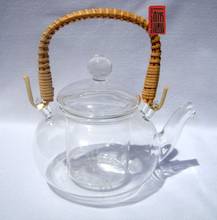 600ml Glass Coffee Pot, Tea pot, Teapot, Rattan Handle,B01, Free Shipping 2024 - buy cheap