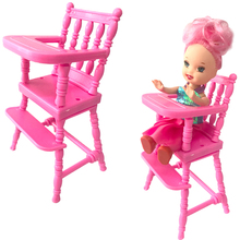 Mini muebles de muñeca NK para comedor, silla alta de guardería para muñeca Barbie, hermana Kelly 1:12, accesorios para casa de muñecas, 1 Uds. 2024 - compra barato