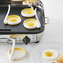 Circular Silica Fried Egg Circle Kitchen Tools Omelette 2 piece of set 2024 - buy cheap