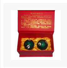 Handmade 40mm baoding iron ball w/typical chinese Taichi. Easy to carry. Imitation cloisonne musical stress balls. Paper box. 2024 - buy cheap