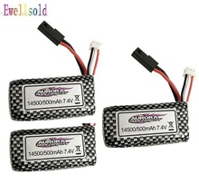 Ewellsold 1pc 2pc 3pc XLH 9130 9136 9137 high speed RC truck rc car spare parts 7.4v 500mAh battery 2024 - buy cheap