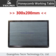 honeycomb working table 300*200MM for CO2 laser cutting machine laser equipment machine parts 2024 - buy cheap