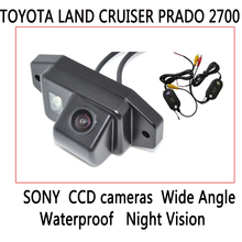 Free shiping CCD HD night vision 170 degree car rear view camera Parking Car Camera for TOYOTA LAND CRUISER PRADO 2700 4000 2024 - buy cheap