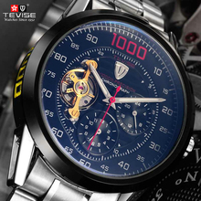 Tevise marca de moda de lujo Relogio hombres relojes mecánicos reloj automático auto-viento reloj hombre de negocios impermeable Masculino 2024 - compra barato