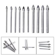 Carbide Triangle Spear Point Head Mirror Ceramic Marble Tile Glass Drill Bit 3-6 mm Drill Bit For Glass Plastic Tile Ceramic 2024 - buy cheap