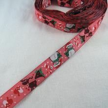 10Yards 5/8" Polyseter Woven jacquard ribbon Christmas Decor Tape DIY handmade Sewing Tapes Trims dog chain accessories CX54 2024 - buy cheap