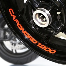 Juego de pegatinas reflectantes para rueda de motocicleta, conjunto de 8 piezas, adecuado para APRILIA CAPONORD 1200 2024 - compra barato