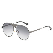 Gafas de sol de estilo Vintage para hombre y mujer, anteojos de sol con lentes de ojo redondo, Marco grande de Metal, gradiente de moda, UV400, con caja NX, 2019 2024 - compra barato