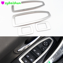 Car-Accessories, Interior Stainless Steel Car Door Window Switch Lift Panel Trim Cover For BMW 3 Series F30 320i 328i 2013-2017 2024 - buy cheap