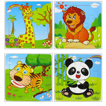 Jigsaw Puzzle de madeira Brinquedos para Crianças de Inteligência Quebra-cabeças de Madeira Dos Desenhos Animados do Menino Crianças Cedo Brinquedo Educativo Para Crianças 2024 - compre barato