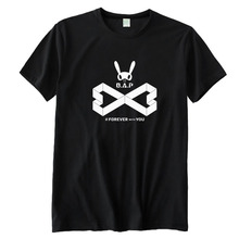 Summer style kpop bap b.a.p concert forever with you same bunny printing t shirt unisex babies o neck short sleeve t-shirt 2024 - buy cheap